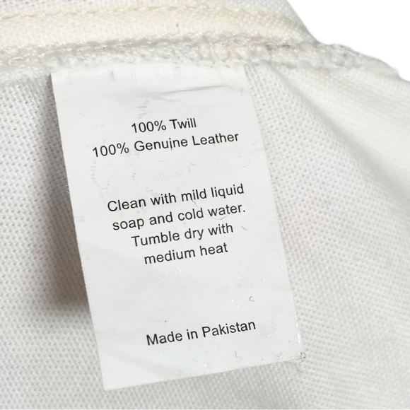 JKT NYC Ariel Twill Burnished Leather Trim Jacket Size Medium NEW - Picture 10 of 12